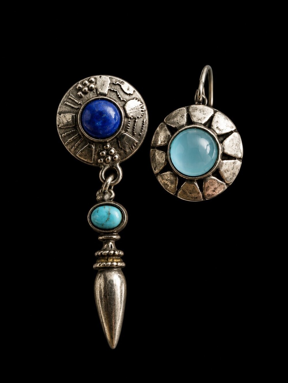 MISMATCHED Southwestern Leverback & Fashion Dangle Earrings